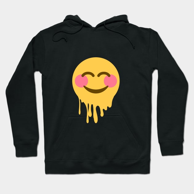 Drippy happy face drippy hoodies dripping design Hoodie by Maroon55